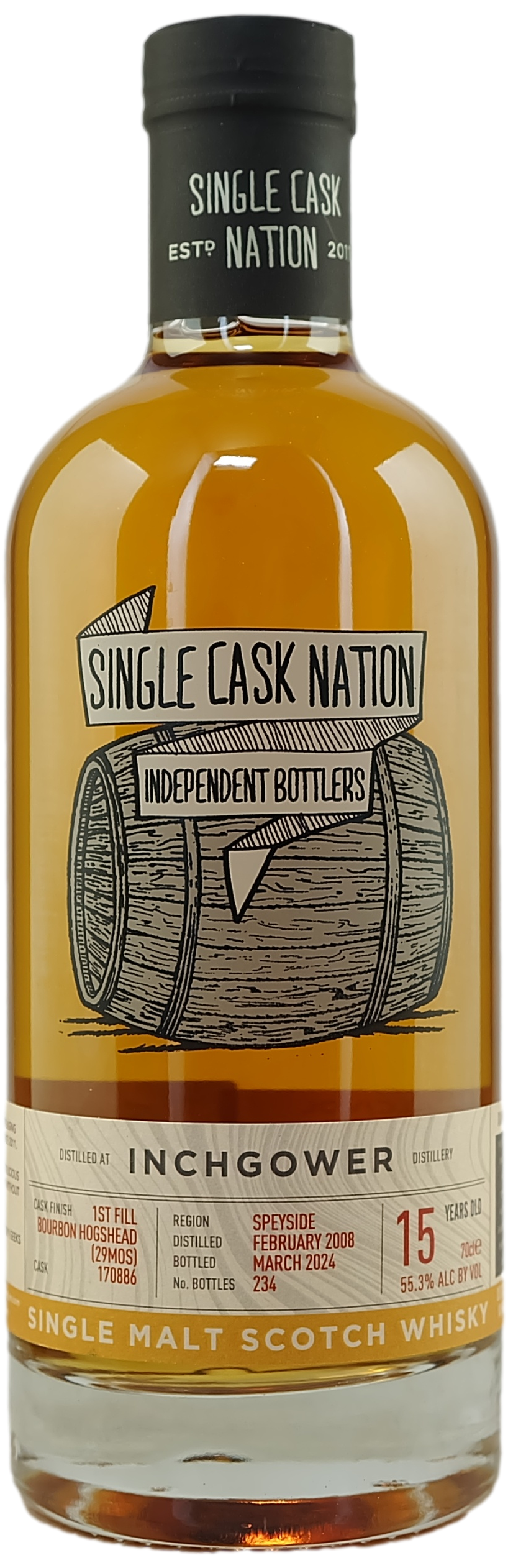 Inchgower 15 Year Old Single Cask